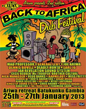 News reggae : Back to Africa Dub Festival, deuxime