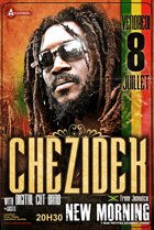 News reggae : Chezidek en concert vendredi au New Morning