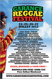 News reggae : Garance Reggae Festival : le programme jour par jour