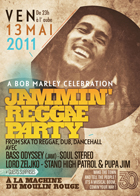 News reggae : Jammin Reggae Party en hommage  Bob Marley