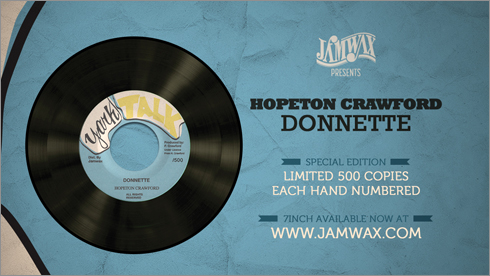 News reggae : Nouvelle rdition du label Jamwax : <i>Donnette</i>, par Hopeton Crawford