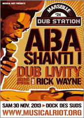 News reggae : Aba Shanti I  la Marseille Dub Station #24