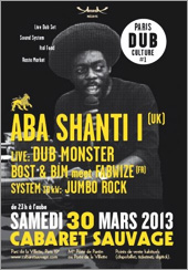 News reggae : Paris Dub Culture avec Aba Shanti