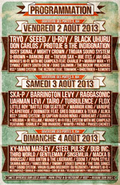 News reggae : Le programme jour par jour du Reggae Sun Ska