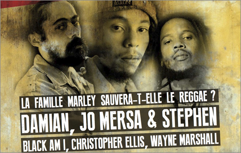 News reggae : Damian Marley, Stephen Marley et Jo Mersa  la Une de Reggae Vibes