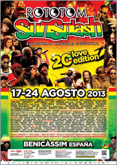 News reggae : Programme charg au Rototom Sunsplash 2013