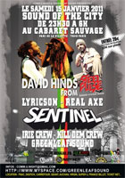 News reggae : Sound of the City : David Hinds, Lyricson et Sentinel  Paris