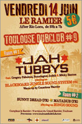 News reggae : Jah Tubby's pour les cinq ans du Toulouse Dub Club