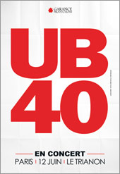News reggae : UB40  Paris : 2x2 places  gagner