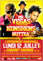News reggae : Mr Vegas, Konshens et Nuttea  Paris