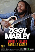 News reggae : Ziggy Marley, deux concerts en France