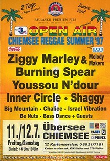Poster: Chiemsee Reggae Festival 1997