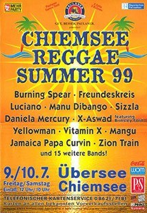 Poster: Chiemsee Reggae Festival 1999