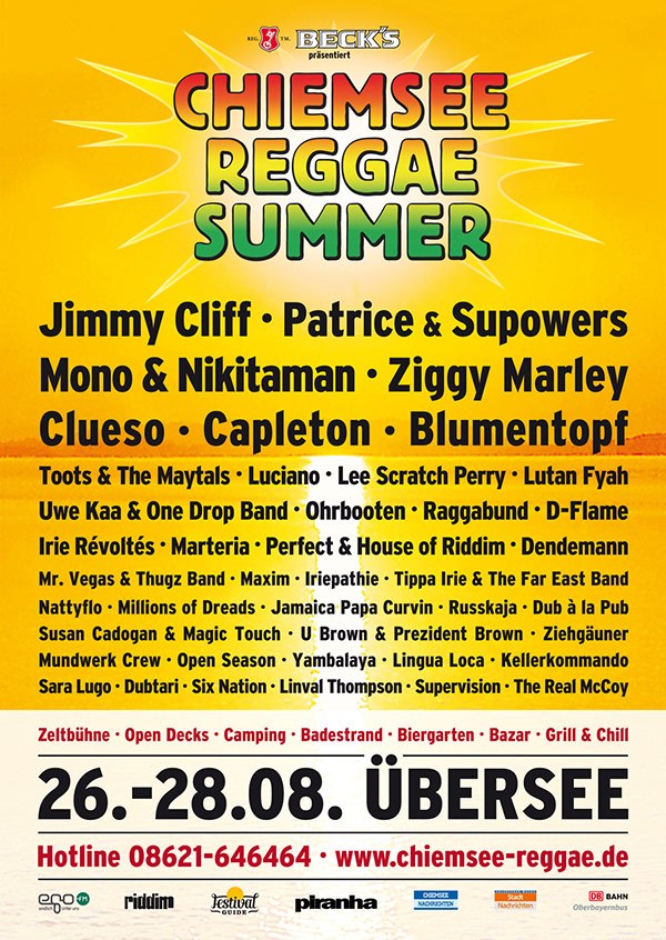 Poster: Chiemsee Reggae Festival 2011