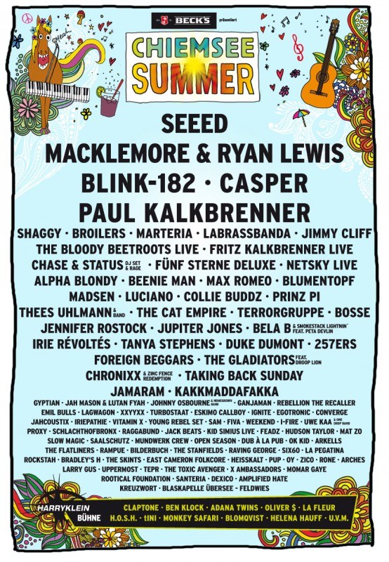 Poster: Chiemsee Reggae Festival 2014