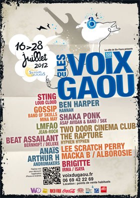 Poster: Les Voix du Gaou 2012