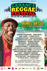 Affiche Garance Reggae Festival 2010