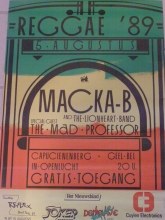 Poster: Reggae Geel 1989