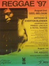 Poster: Reggae Geel 1997