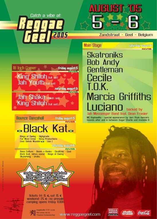 Poster: Reggae Geel 2005