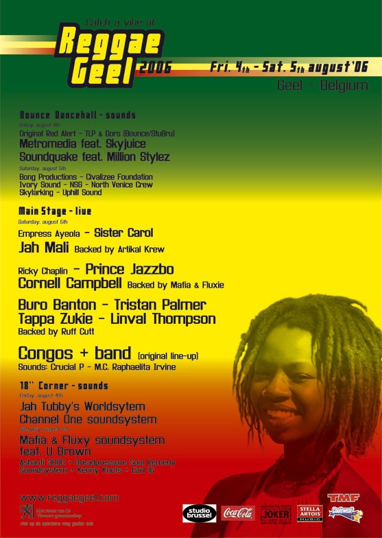 Poster: Reggae Geel 2006