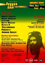 Poster: Reggae Geel 2007