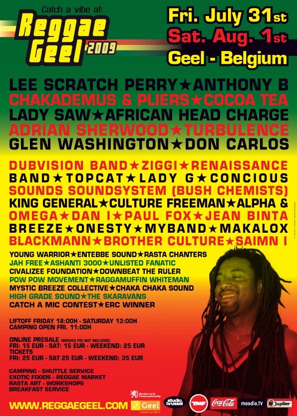 Poster: Reggae Geel 2009