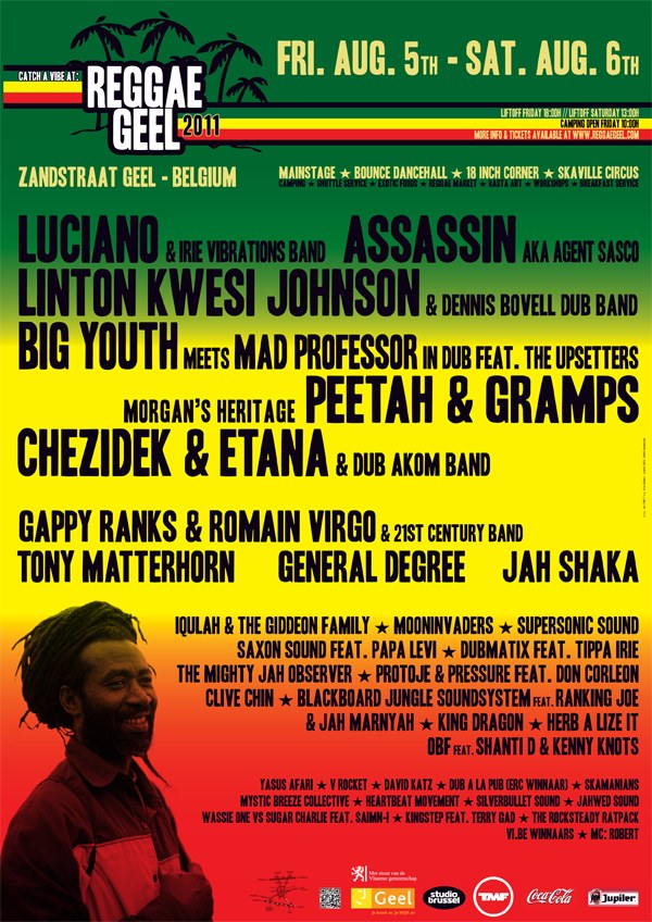 Poster: Reggae Geel 2011