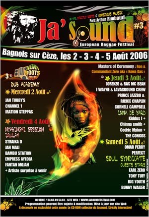Affiche Ja'Sound Festival 2006