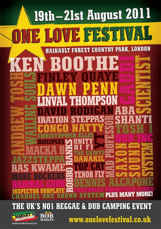 Poster: One Love Festival 2011