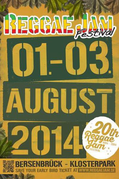 Poster: Reggae Jam 2014