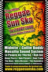 Poster: Reggae Sun Ska 2008