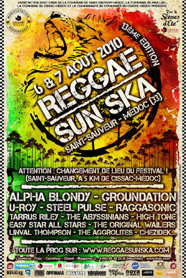 Poster: Reggae Sun Ska 2010