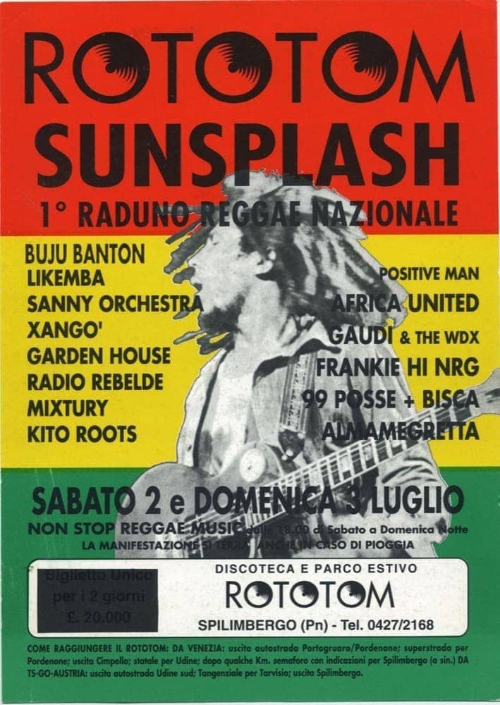 Poster: Rototom Sunsplash 1994