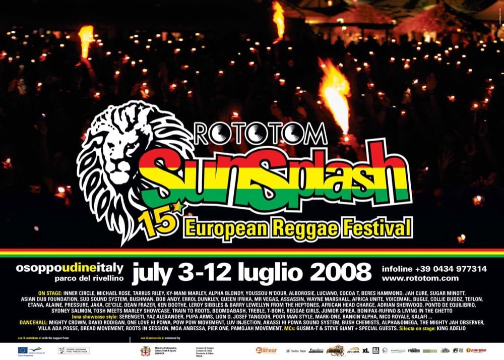 Poster: Rototom Sunsplash 2008