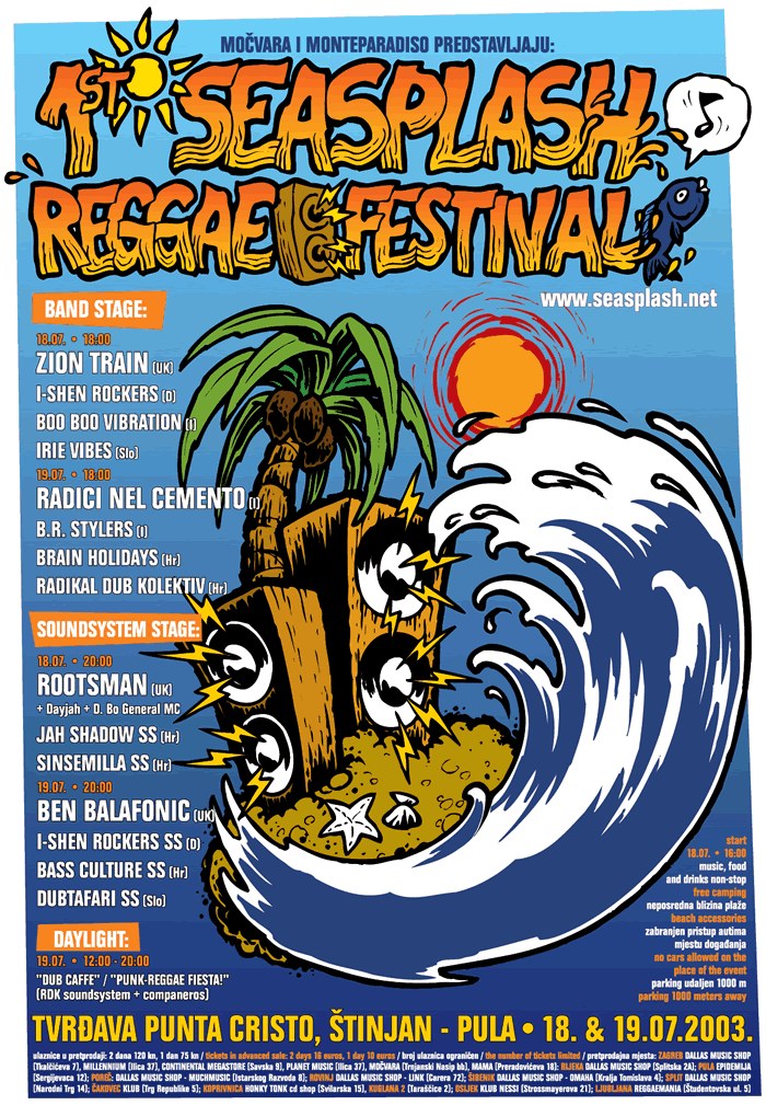 Poster: Seasplash Festival 2003