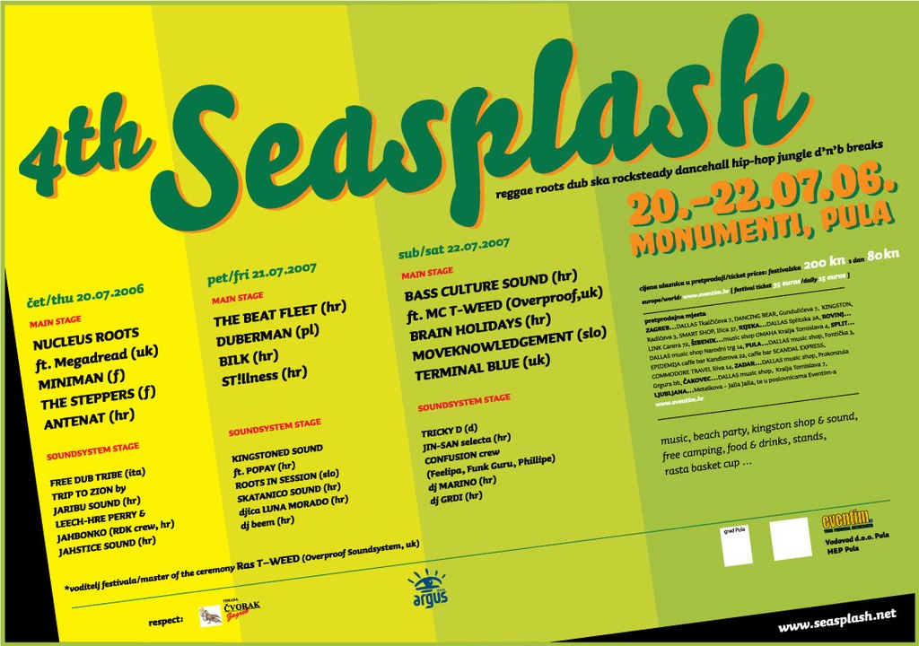 Poster: Seasplash Festival 2006