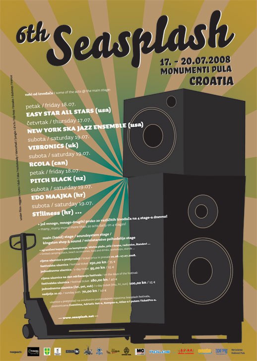 Poster: Seasplash Festival 2008