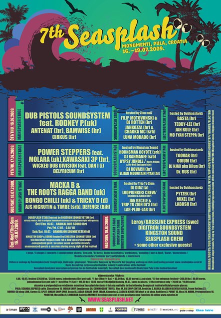 Poster: Seasplash Festival 2009