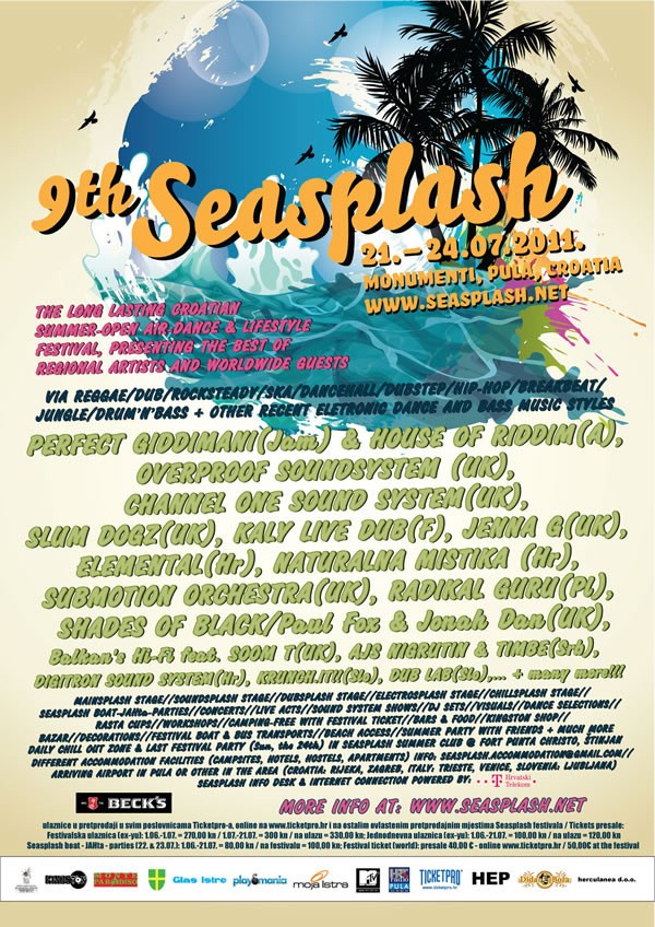 Poster: Seasplash Festival 2011