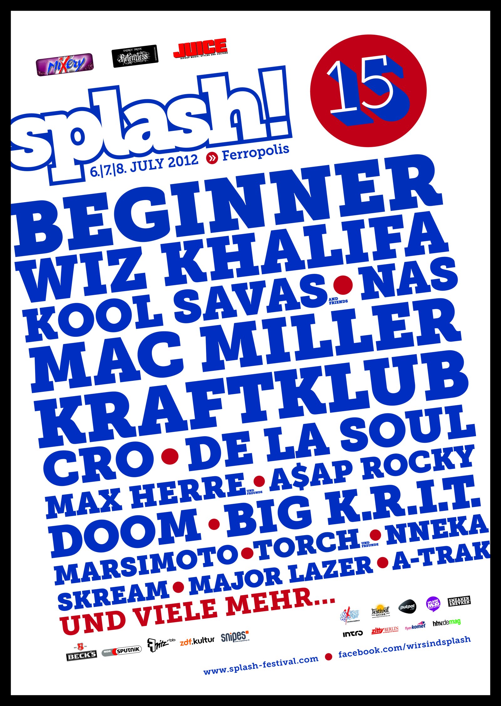 Poster: Splash Festival 2012