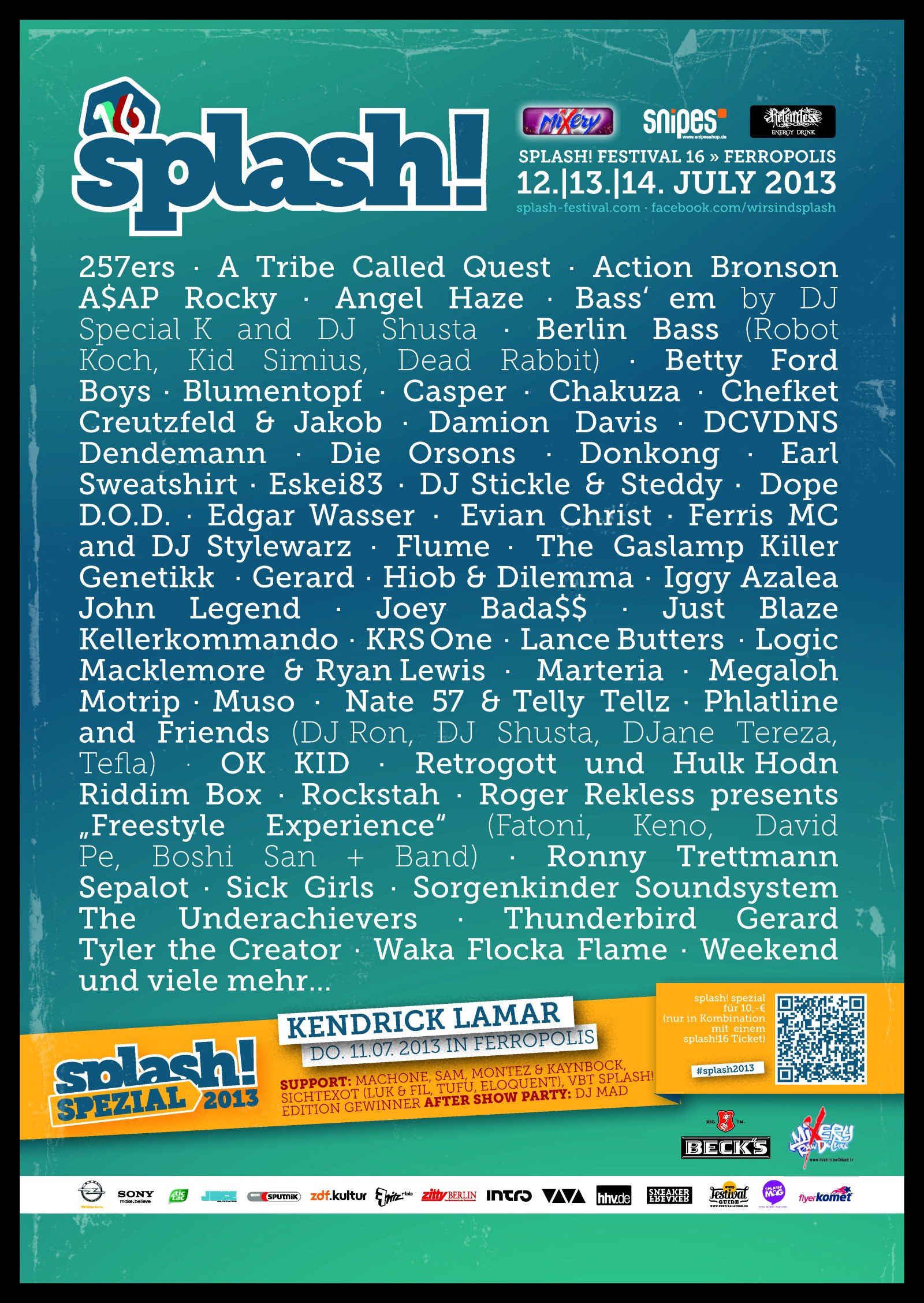 Poster: Splash Festival 2013
