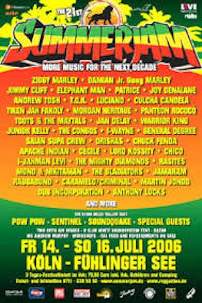 Poster: Summerjam 2006