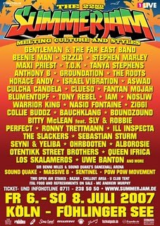 Poster: Summerjam 2007