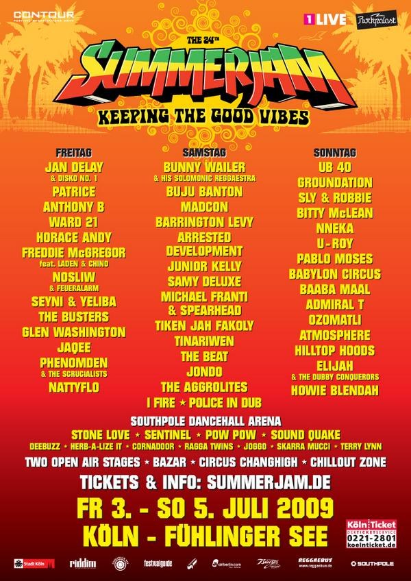 Poster: Summerjam 2009