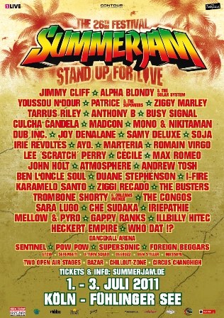 Poster: Summerjam 2011