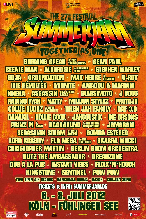Poster: Summerjam 2012