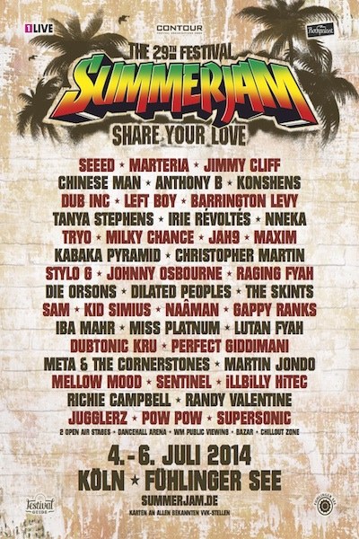 Poster: Summerjam 2014