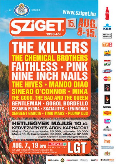 Poster: Sziget Festival 2007