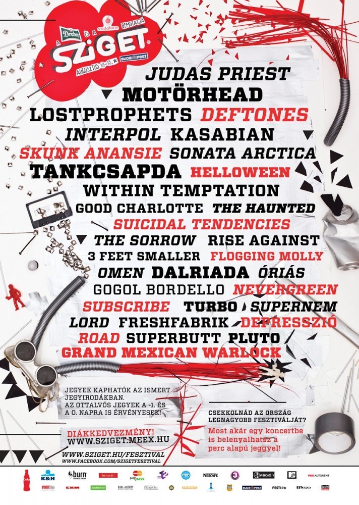Poster: Sziget Festival 2012